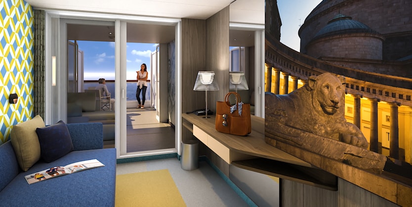 Costa Smeralda: camarotes y suites | Costa Cruceros